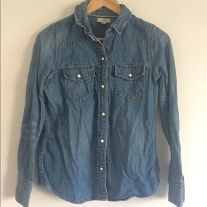 Thick Western Denim Over Shirt Size 2